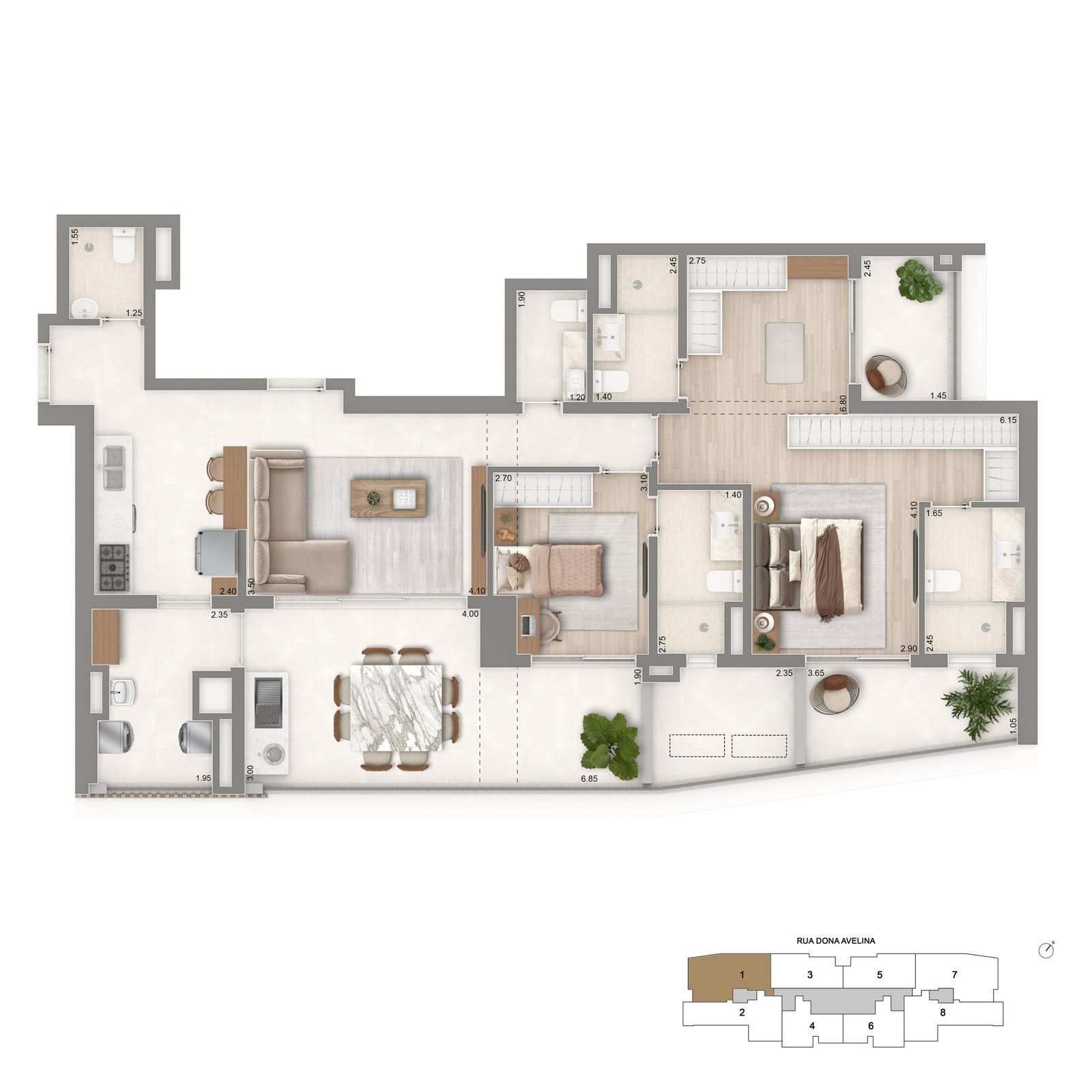 the palace oasis PLANTA TIPO FINAL 01 OPÇÃO_HR5